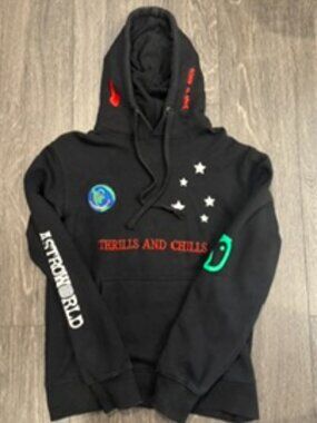 Travis Scott Astroworld Thrills and Chills "Out of this World" Hoodie
